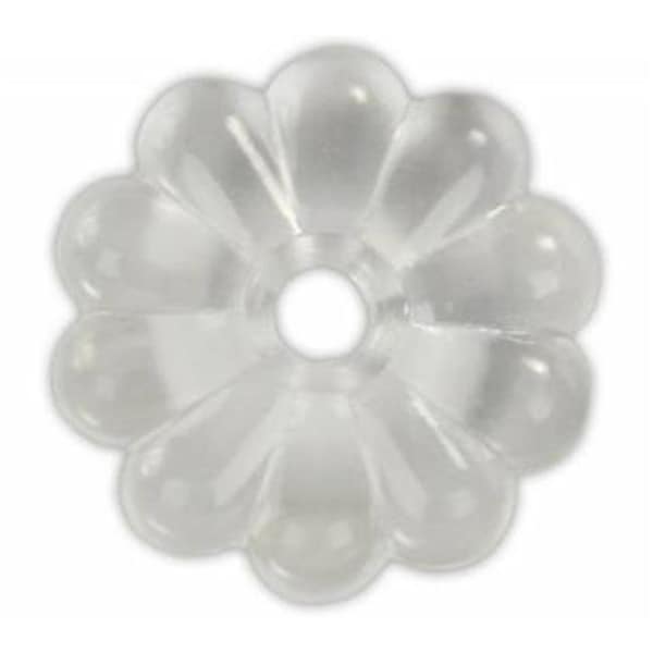 Jr Products JR PRODUCTS 20465 Plastic Rosettes Clear J45-20465 - main